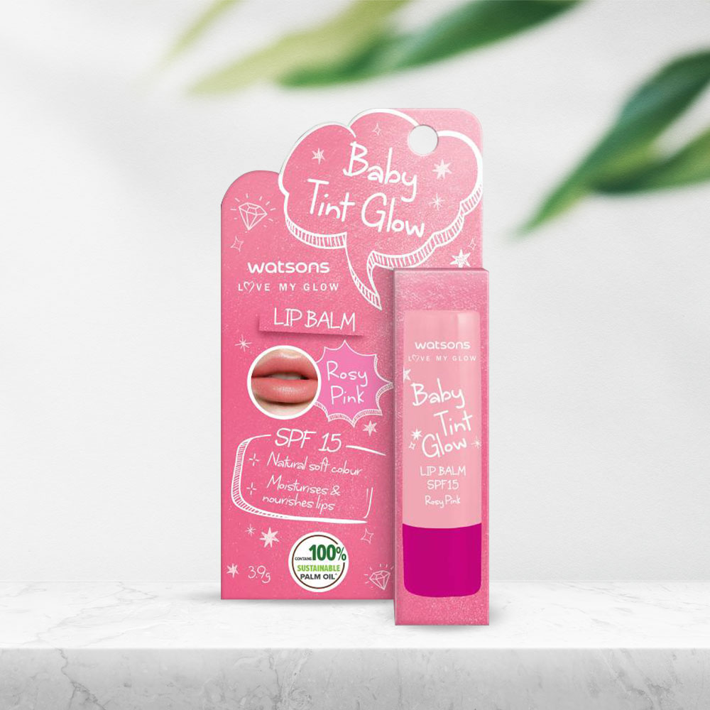 Watsons Baby Tint Glow Lip Balm SPF15 3.9g