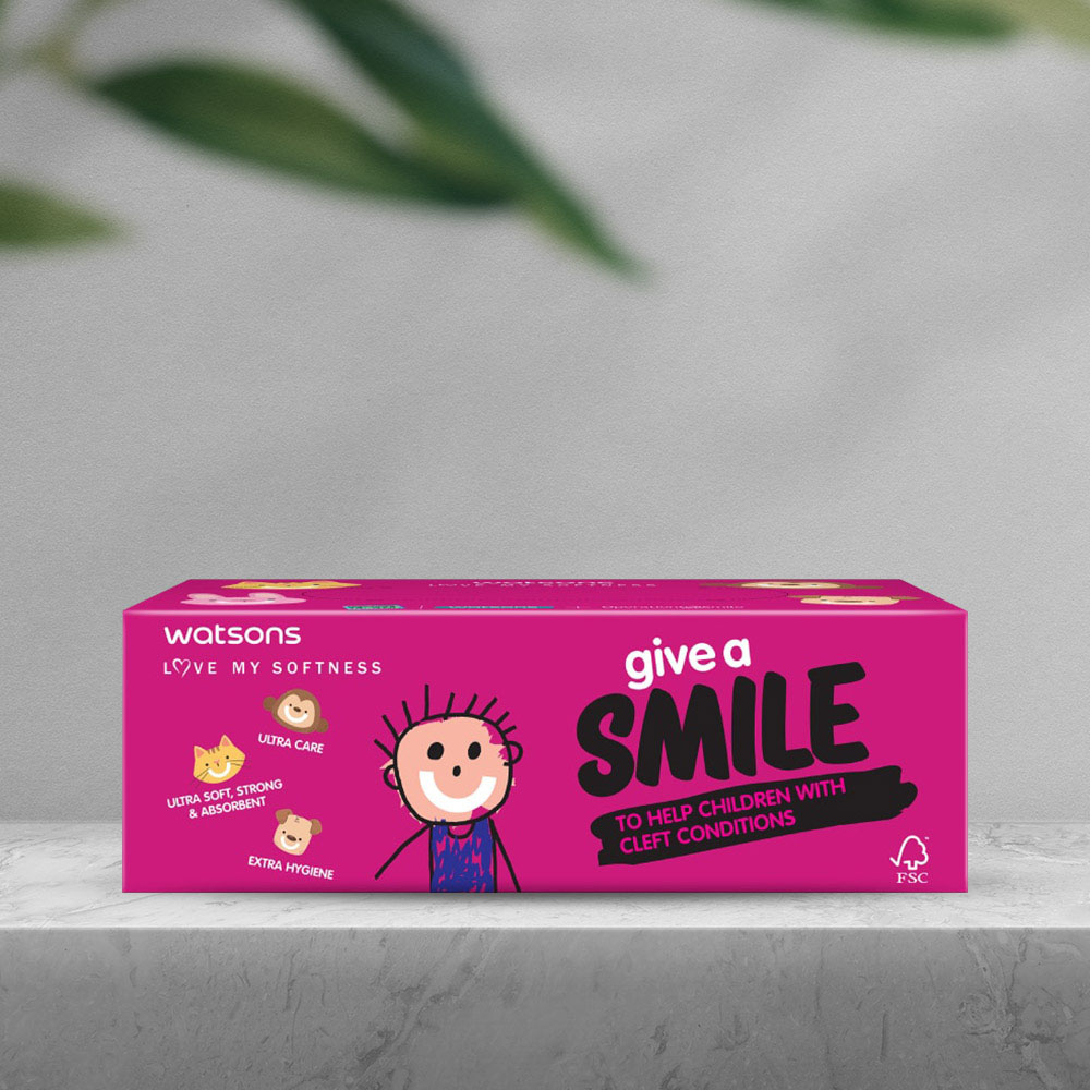 Watsons Charity Smile Campaign Box Tissues
