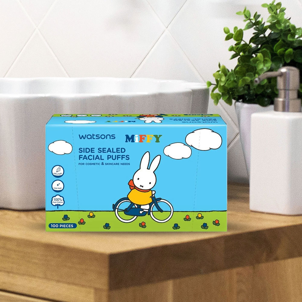 Bông Tẩy Trang Watsons Cotton Pads Miffy 100pcs - 1