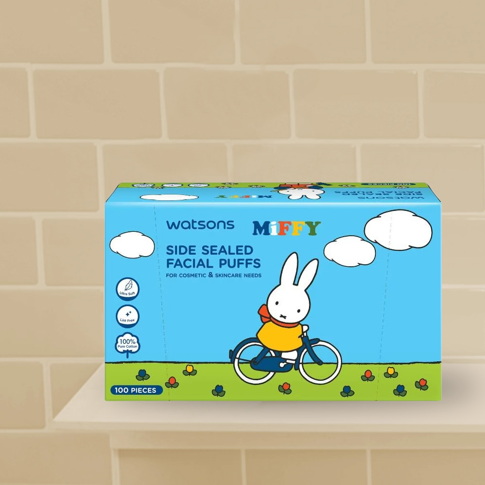 Bông Tẩy Trang Watsons Cotton Pads Miffy 100pcs - 2