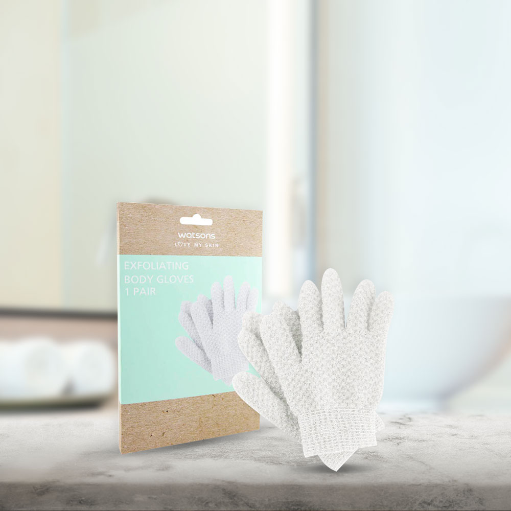 Watsons Exfoliating Body Gloves 1 Pair