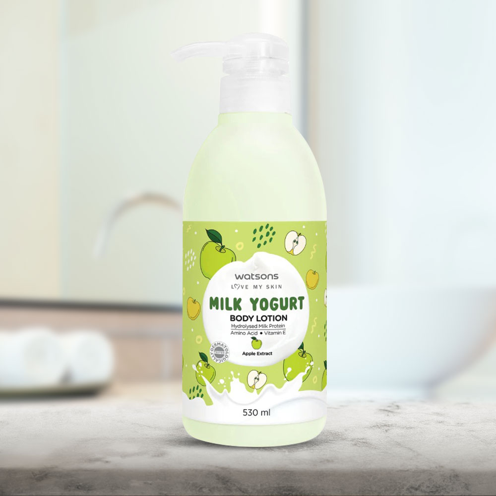 Watsons Milk Yogurt Body Lotion Apple Extract 530ml