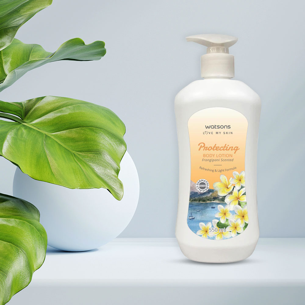 Watsons Protecting Body Lotion Frangipani Scented 550ml