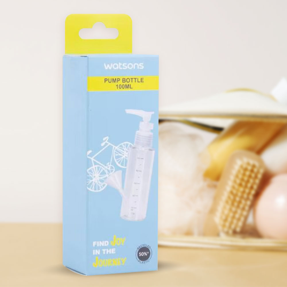 Chai Rỗng Pump Watsons Đựng Mỹ Phẩm 100ml - 1