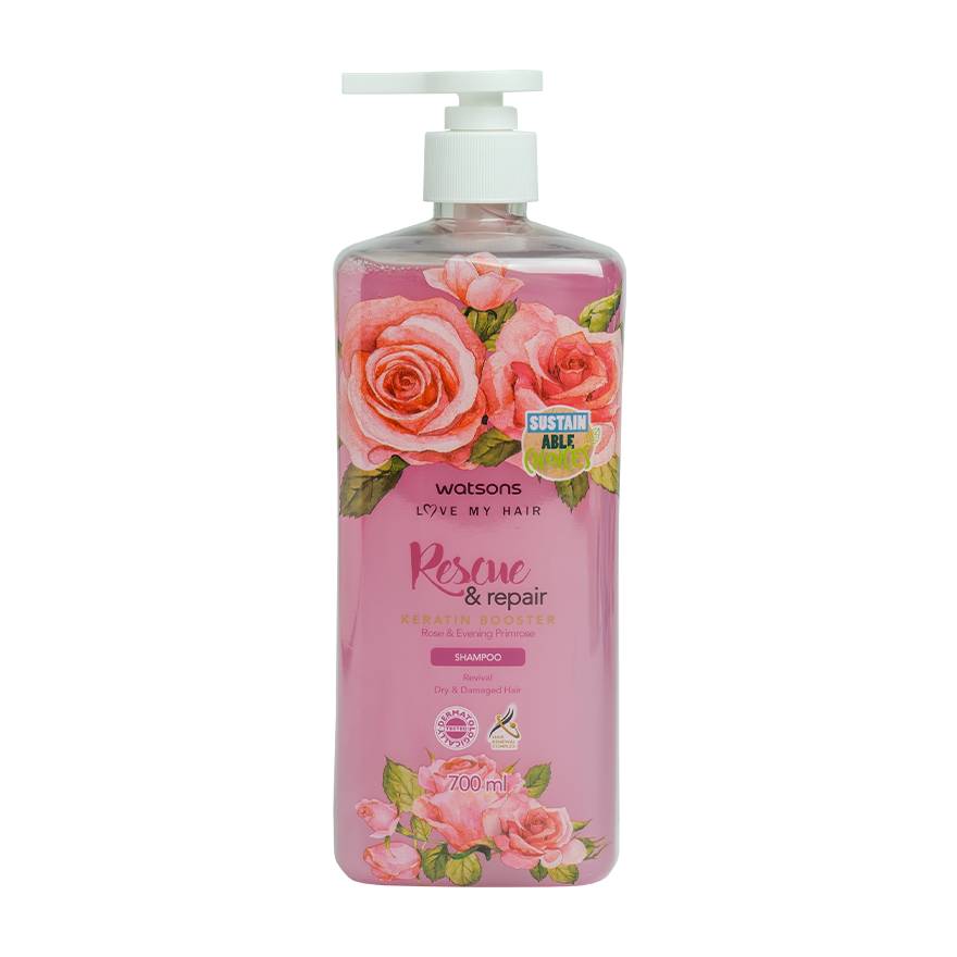 Watsons Rose Evening Primrose Shampoo 700ml