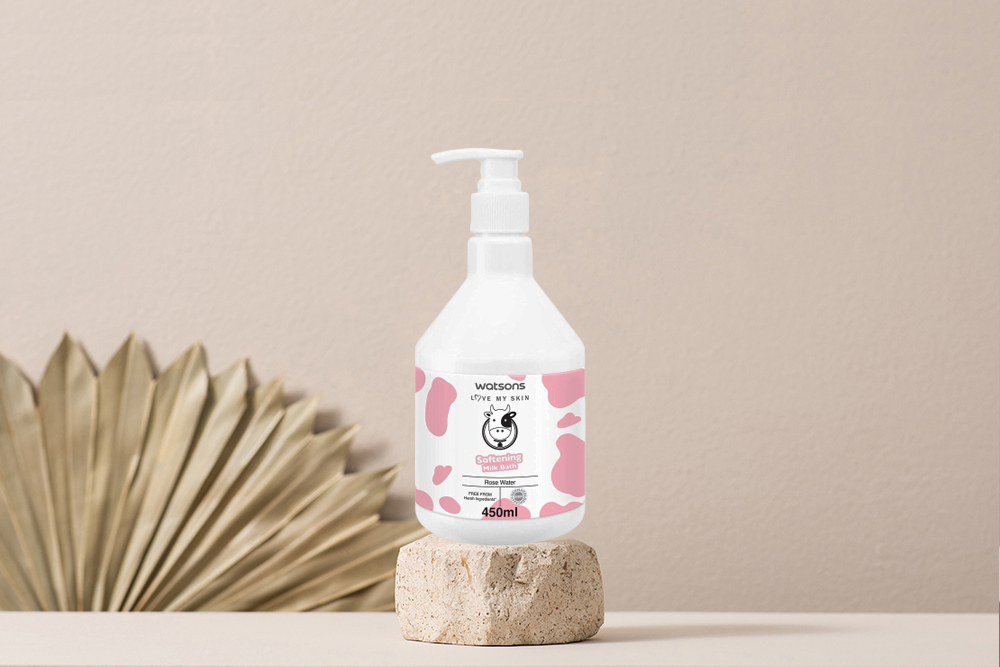 Sữa Tắm Mịn Da Watsons Softening Milk Bath 450ml
