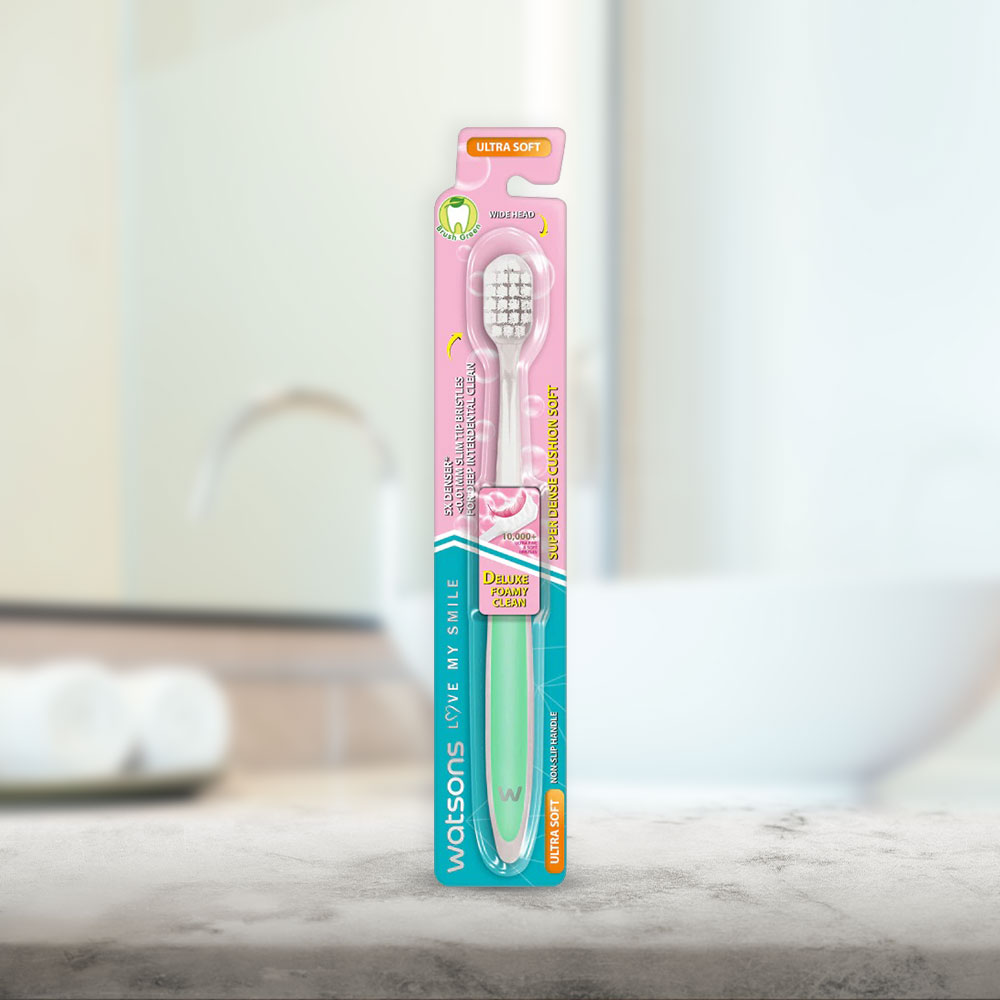 Watsons Super Dense Cushion Soft Toothbrush (Ultra Soft) 1s