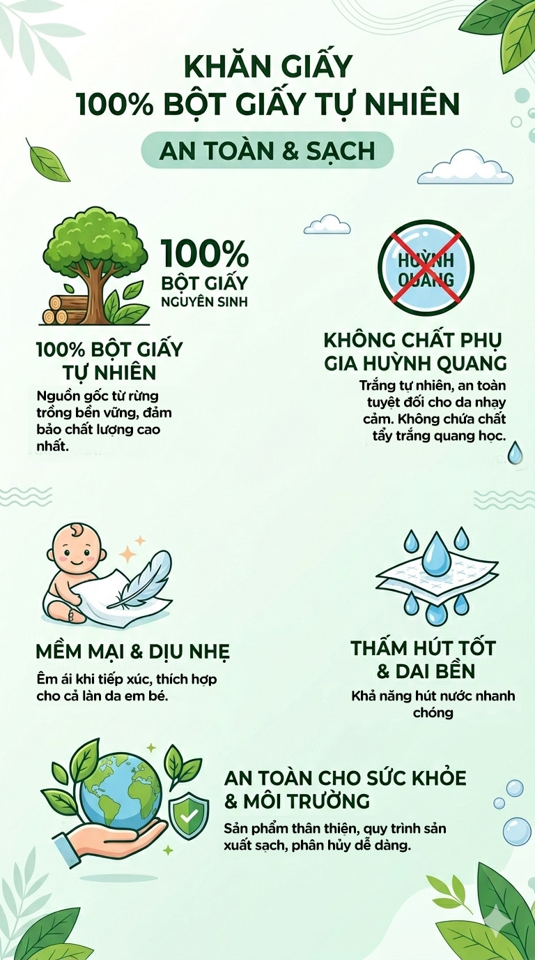 Khăn Giấy Watsons Velvet Dùng Cho Mặt Size M - 2