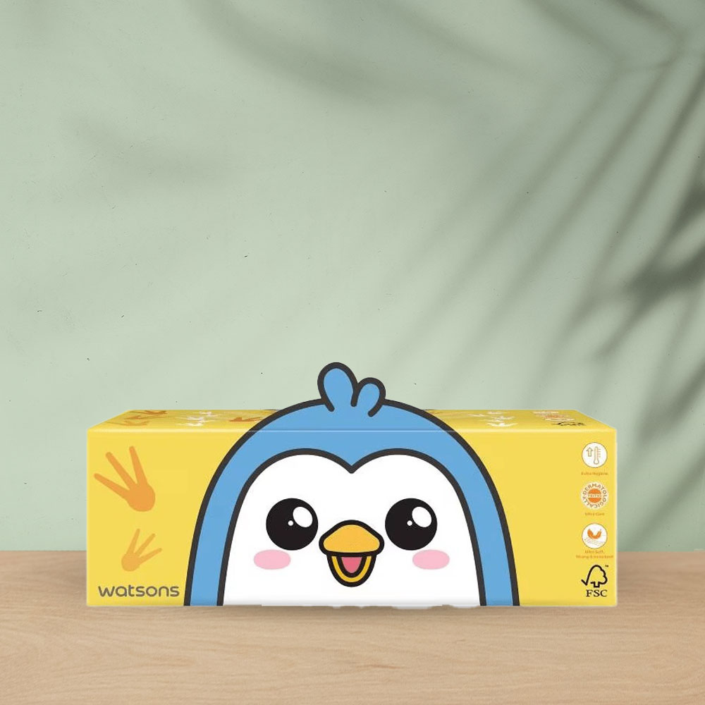 Watsons Velvety Soft Box Tissues Koala+Penguin - 2