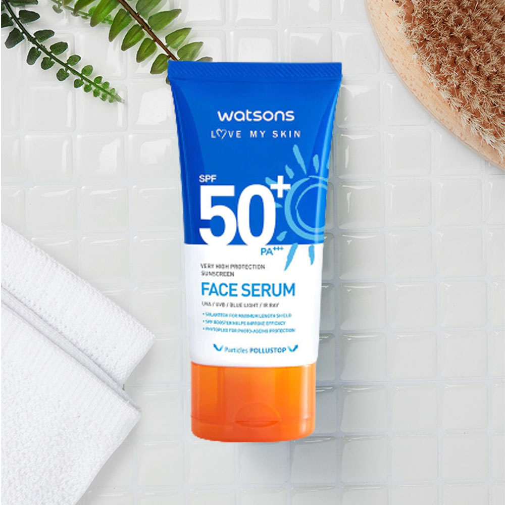 Watsons Very High Protection Sunscreen Face Serum SPF50+ PA+++