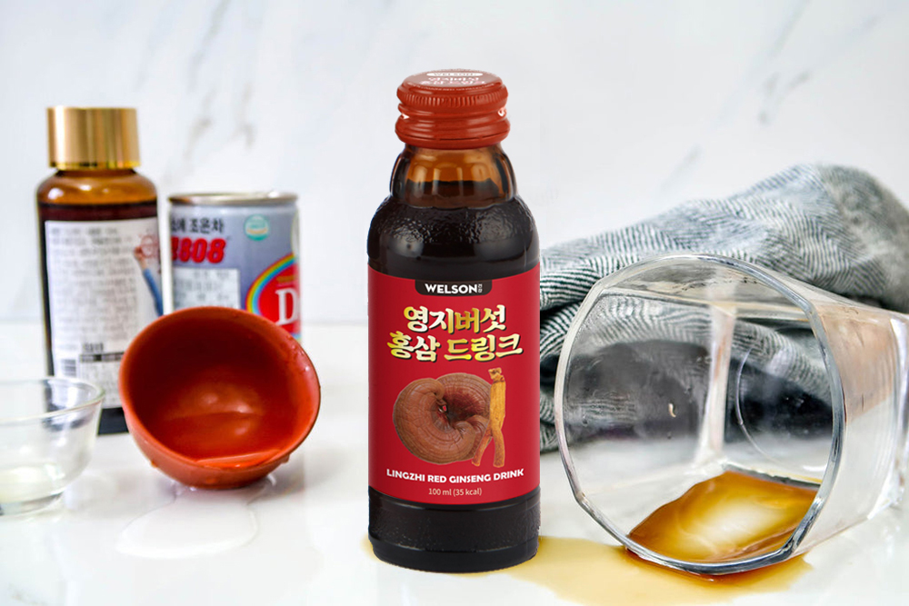 Mua ngay WELSON, Nước Uống Welson Linh Chi Hồng Sâm Lingzhi Red Ginseng  Drink 4 Chai x 100ml với khuyến mãi đặc biệt | Watsons VN