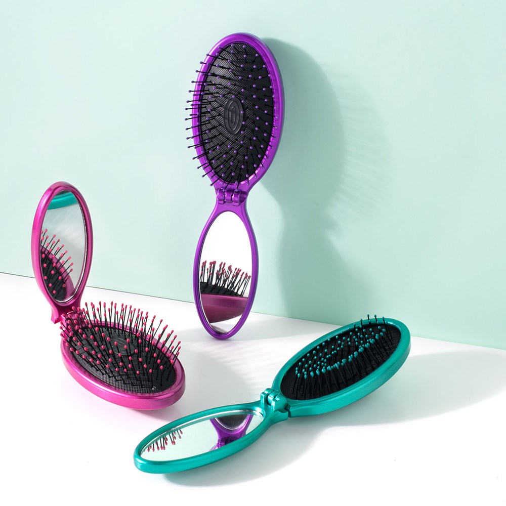 WETBRUSH, Lược Wet Brush Mini Pop & Go Detangler Pink Gỡ Rối & Giảm