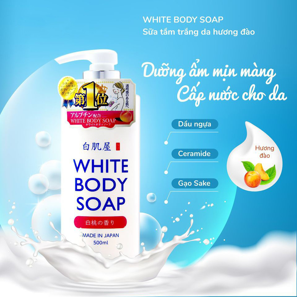 White Body Soap