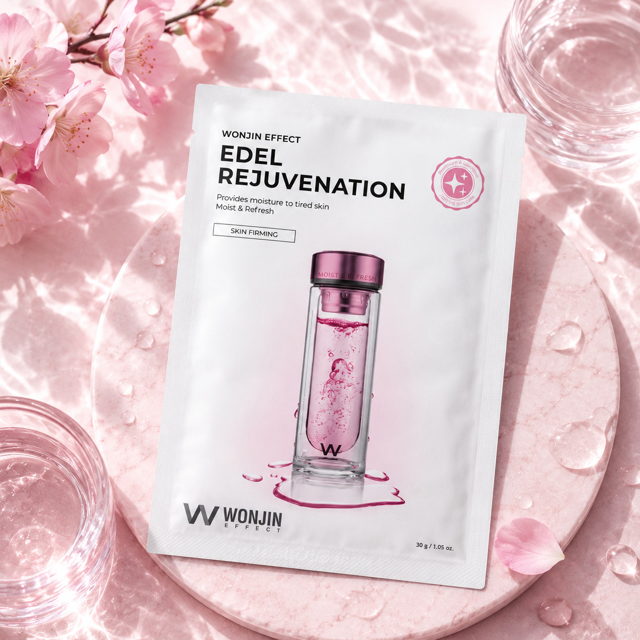 Mặt Nạ Wonjin Trẻ Hóa Da Effect Edel Rejuvenation Concentrated Essence Mask 30g