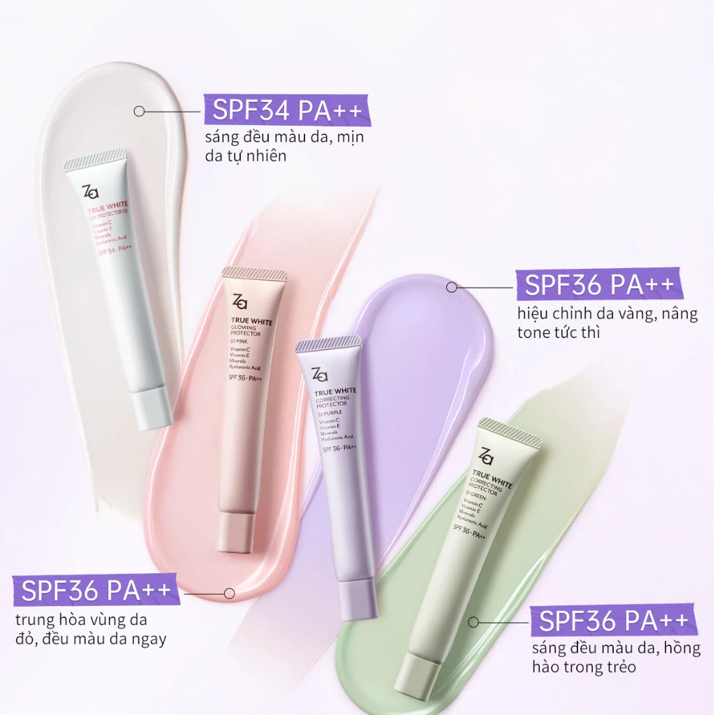 ZA True White Glowing Protector SPF36 PA++ 35g - 2