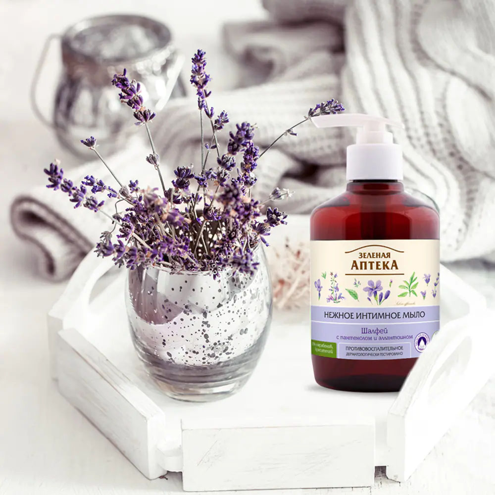 Zelenaya Apteka Gentle Intimate Soap Salvia 370ml