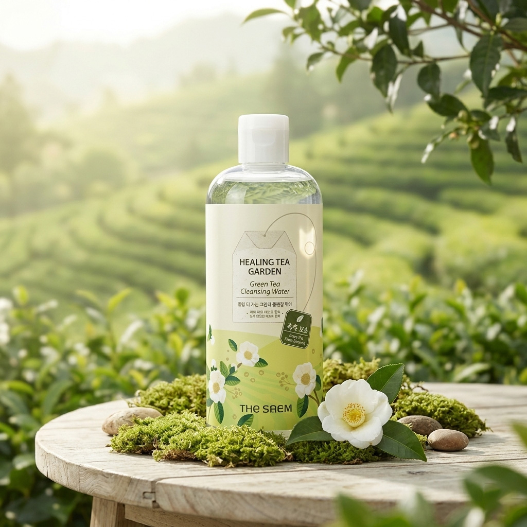 Nước Tẩy Trang Trà Xanh The SAEM Healing Tea Garden Green Tea Cleansing Water 500ml giúp làm sạch lớp trang điểm, bụi bẩn và dầu thừa trên da, đồng thời mang lại cảm giác tươi mát, dễ chịu. Nước Tẩy Trang Trà Xanh The SAEM Healing Tea Garden Green Tea Cleansing Water 500ml