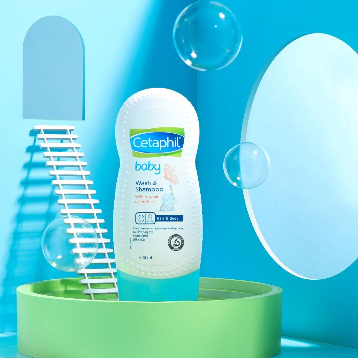 Cetaphil Baby Wash & Shampoo with Organic Calendula, Tear Free, Paraben,  13.5 oz - Walmart.com