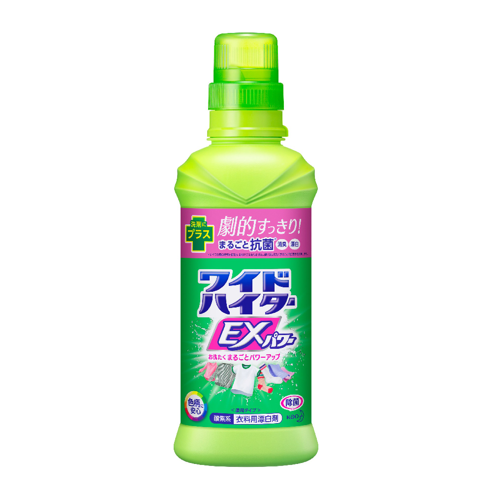 Buy WIDE HAITER, Wide Haiter Oxygen Laundry Bleach EX Power For Coloured Laundry Bottle 600ml